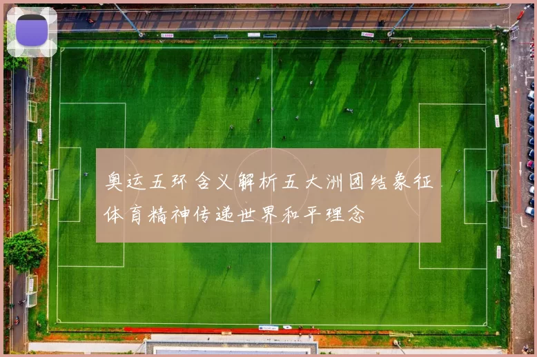 奥运五环含义解析五大洲团结象征体育精神传递世界和平理念
